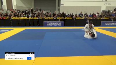 Aidan L. Collins vs Carlos Alberto Oliveira Da Silva 2024 World Masters IBJJF Jiu-Jitsu Championship