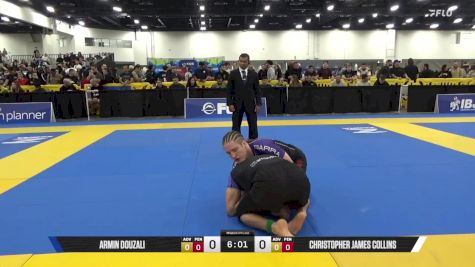 Christopher James Collins vs Armin Douzali 2025 World IBJJF Jiu-Jitsu No-Gi Championship