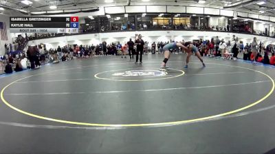 160A Cons. Round 3 - Kaylie Hall, Presbyterian College vs Isabella Gretzinger, Presbyterian College