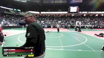 76 lbs Cons. Round 1 - Emma Durbin, OHW1 vs Nora Elliott, ROGA