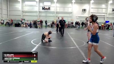 68-72 lbs Quarterfinal - Sj Gilliam, Unattached vs Weston Cipriani, Unattached