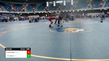 132 lbs Champ. Round 2 - Hudson Ikens, DeKalb vs Elias Gonzalez, Waubonsie Valley