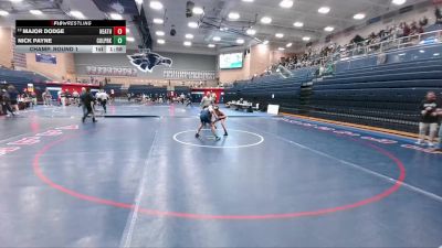 106 lbs Champ. Round 1 - Major Dodge, Rockwall Heath vs Nick Payne, CW College Park