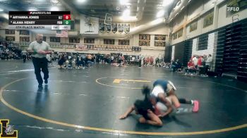 125 lbs 5th Place Match - Alana Henry, Principia vs Aryanna Jones, Alton