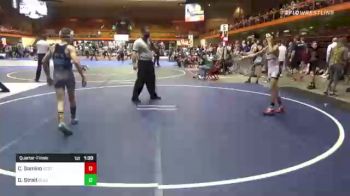 95 lbs Quarterfinal - Christopher Gamino, Scottsbluff Wrestling Club vs Declan Strait, Black Fox Wrestling Academy