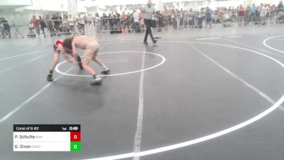 102 lbs Consi Of 8 #2 - Paxton Schulte, Riverside Rascals vs Grant Dixon, Oakdale, Wrestling