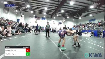 85 lbs Consolation - Parks Behrens, Plainview Youth Wrestling Club vs Rocky Witcosky, Team Nomad