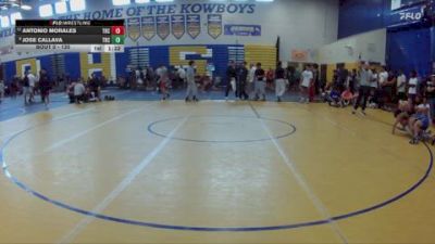 120 lbs Champ. Round 3 - Antonio Morales, Eagle Empire vs Jose Callava, Gladiator Wrestling