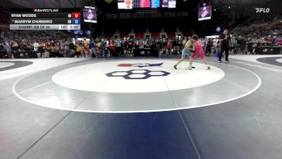 144 lbs Champ. Rd Of 64 - Ryan Woods, MI vs Maksym Chubenko, OH