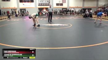 106 lbs Quarterfinal - Charles Barnhouse, Iowa City, West vs Sam Brennan, Cedar Rapids Washington