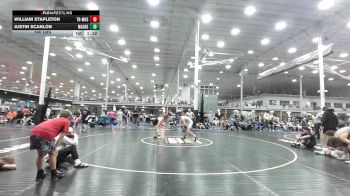 140 lbs Rr Rnd 2 - William Stapleton, Triumph - HSC vs Justin Scanlon, Mat Assassins White - HSC