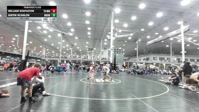 140 lbs Rr Rnd 2 - William Stapleton, Triumph - HSC vs Justin Scanlon, Mat Assassins White - HSC
