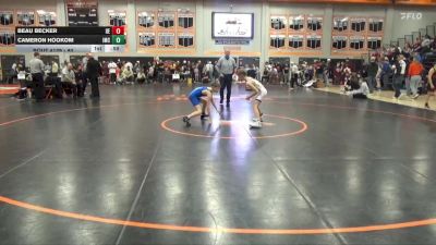 80 lbs 4th Place Match - Cameron Hookom, Indee Mat Club vs Beau Becker, DC Elite