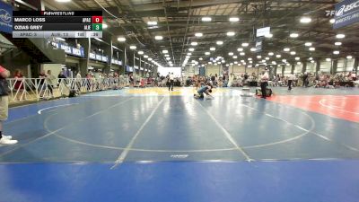 132 lbs Rr Rnd 1 - Marco Loss, Apache Black vs Ozias Grey, Alien UFO