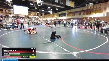 120 lbs Champ. Round 3 - Mateo Ochoa, M.L.King vs Onelo Lorberter, Chaparral