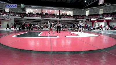 110 lbs Round Of 16 - Brooklynn Huggins, El Reno High School Girls vs Katrina Gustafuson, Tuttle High School Girls