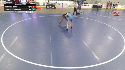 16U Girls - 120 lbs Semis - Mikayla Perkins, Whiteland Wrestling Club vs Patricia Bray, Vasky Bros\Pitman Wrestling Club