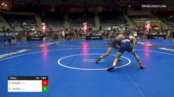 135 lbs Quarterfinal - Gage Wright, Patriot WC vs Philip Lamka, Cyclone