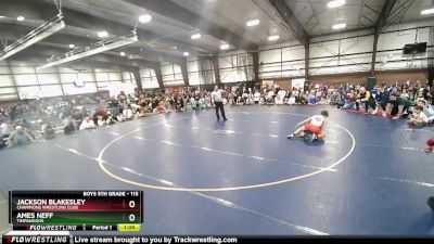 115 lbs 1st Place Match - Jackson Blakesley, Champions Wrestling Club vs Ames Neff, Timpanogos