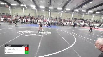 116 lbs Final - Ryland Huppenthal, Brighton WC vs Emily Saiz, Stout Wr Acd