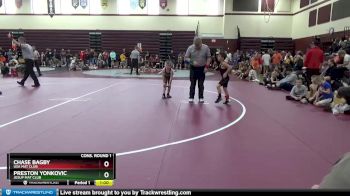 SPW-13 lbs Cons. Round 1 - Preston Yonkovic, Jesup Mat Club vs Chase Bagby, USA Mat Club