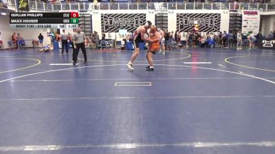 215 lbs Round Of 16 - Quillan Phillips, State College vs Maxx Houser, Greater Latrobe