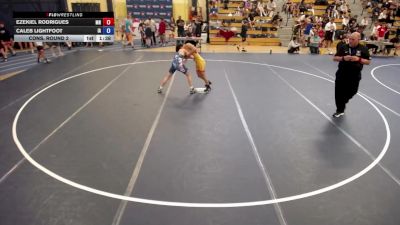132 lbs Cons. Round 2 - Ezekiel Rodrigues, MN vs Caleb Lightfoot, IA