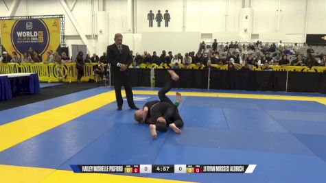 JJ Ryan Mosses Aldrich vs Hailey Mishelle Pigford 2024 World IBJJF Jiu-Jitsu No-Gi Championship