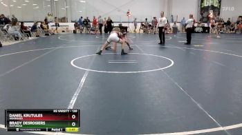 130 lbs Champ. Round 1 - Daniel Krutules, Woodshed vs Brady DesRosiers, Mattawan