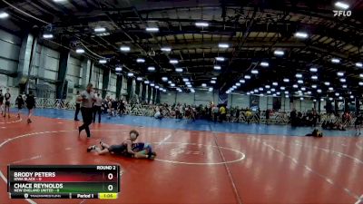 72 lbs Rd# 2 10:30am Friday - Brody Peters, Iowa Black vs Chace Reynolds, New England United