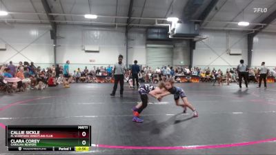 46/49 Round 1 - Clara Corey, Carolina Reapers vs Callie Sickle, FL Scorpions Wrestling Club