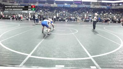 218 lbs Quarterfinal - Peyton Groteluschen, Ashland Nebraska vs Clayton Henderson, Ground Zero WC