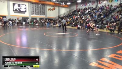 B-4 lbs Cons. Round 1 - Alexis Schneider, Hudson Pirate Elite vs Misty Eiben, Marion Wolves