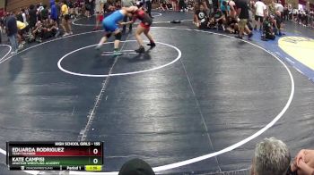 155 lbs 1st Place Match - Kate Campisi, Amateur Wrestling Academy vs Eduarda Rodriguez, Team Thunder