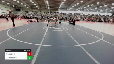 145 lbs Consi Of 16 #1 - Ronny Marlow, GA vs Darrion Depalmo, OH