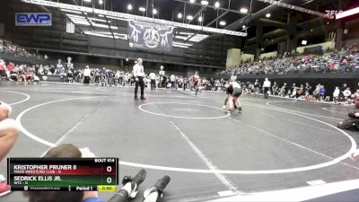 90-95 lbs Quarterfinal - Sedrick Ellis Jr., WTC vs Kristopher Pruner Ii, Maize Wrestling Club