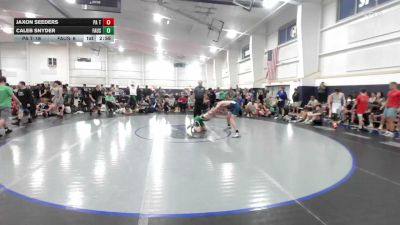 125 lbs Round Robin 2 - Jaxon Seeders, PA Titan Wrestling Club - HS vs Caleb Snyder, Faust Wrestling Club - HS