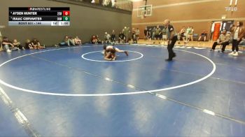 144 lbs Quarterfinal - Ayden Hunter, 208 Spartan WC vs Isaac Cervantes, Ontario Animals Wrestling