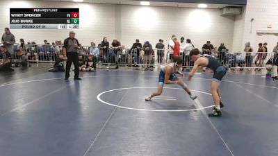 120 lbs Round Of 64 - Wyatt Spencer, PA vs JoJo Burke, NJ