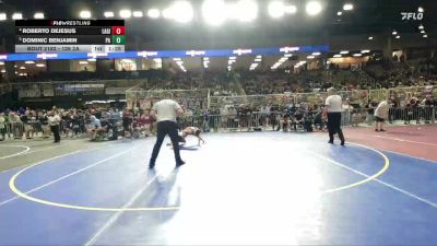 126 2A Quarterfinal - Dominic Benjamin, Parrish High School vs Roberto DeJesus, Lake Gibson