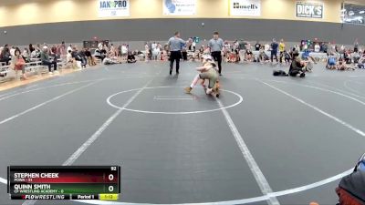 92 lbs Round 1 (6 Team) - Stephen Cheek, POWA vs Quinn Smith, CP Wrestling Academy