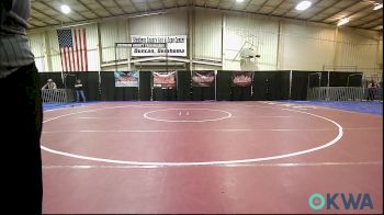 37-40 lbs Rr Rnd 2 - Destine'e Stephens, Comanche Takedown Club vs Cayler Caldwell, Highlander Youth