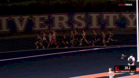 Men's 1500m Invite, Heat 3