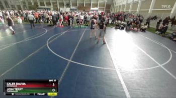 120 lbs Champ. Round 2 - Caleb Dalvia, Bonneville vs Josh Terry, Timpanogos