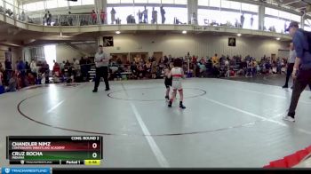 40 lbs Cons. Round 2 - Cruz Rocha, Indiana vs Chandler Nimz, Contenders Wrestling Academy