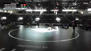 Girls 115 lbs 1st Place Match - Savannah Thorpe, Richland (Girls) vs Marlina Martinez, McNary