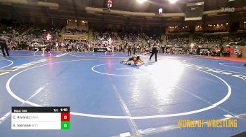 91 lbs Quarterfinal - Camila Alvarez, Cardinal Wrestling Club vs Stella Isensee, Betterman Elite