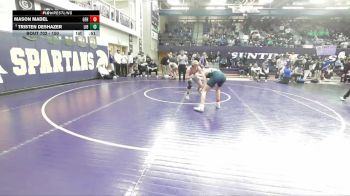 150 lbs Cons. Round 4 - Tristen DeShazer, Libby vs Mason Madel, Great Falls High/MSDB, MT