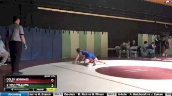 160 lbs Cons. Round 2 - Ethan Williams, Clear Creek-Amana vs Colby Jennings, Algona