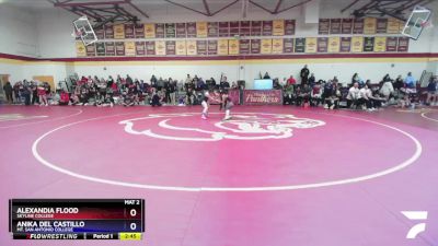 117 lbs Quarterfinal - Alexandia Flood, Skyline College vs Anika Del Castillo, Mt. San Antonio College